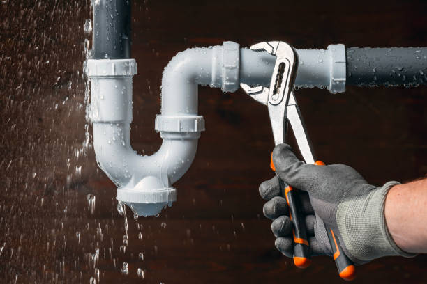 Professional Sewer Line Repair technician working in Hastings, NY